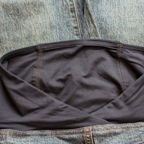 Isabel Maternity Vintage Straight Jeans Size 2 Crossover Panel - Picture 4 of 9